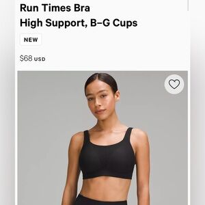 Lululemon Run Times Sports Bra *NWOT*